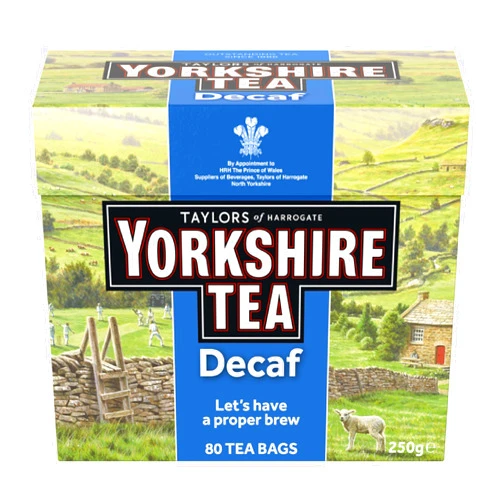 Yorkshire Tea Yorkshire Decaffeinated Tea, 80 Teabags