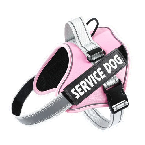 MUMUPET Service Dog Harness, No Pull Easy On and Off Pet Vest Harness, 3M Reflective Breathable & Easy Adjust Pet Halters with Nylon Handle - No More Tugging or Choking for Small Medium Large Dogs