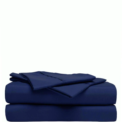 Pampered By Porsha Luxurious Sheet Set, Navy (Queen)