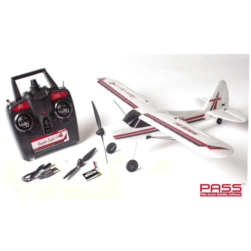 Rage R/C Rage RC A1114 Super Cub Mx4 Micro Ep 4-Channel Rtf Airplane with Pass System