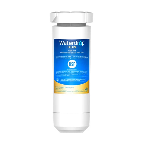 Waterdrop Plus XWF Replacement for GE® XWF, WR17X30702, NSF/ANSI 401&53&42&372 Certified, 𝐑𝐞𝐝𝐮𝐜𝐢𝐧𝐠 𝐏𝐅𝐀𝐒, 1 Filter