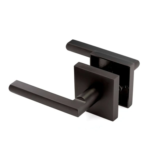 Linkaa Passage Door Locks, Matte Black Door Lever, Bedroom Bathroom Door Handles Keyless Interiort, Exterior/Interior Door Handle. (3 Pack,Passage, Matte Black)