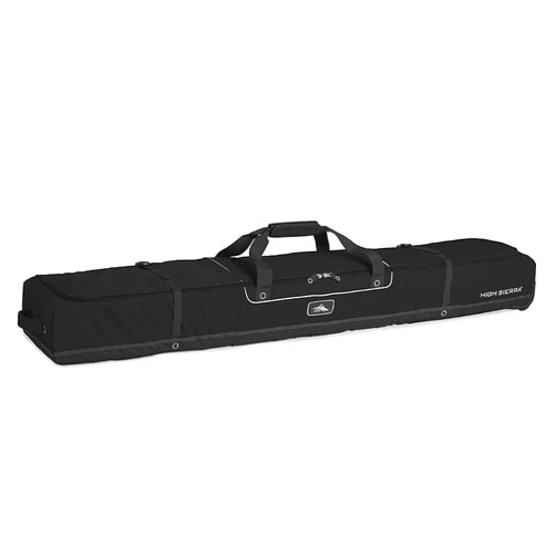 High Sierra Wheeled Ski Bag for Two Pairs of Skis, Black, One Size