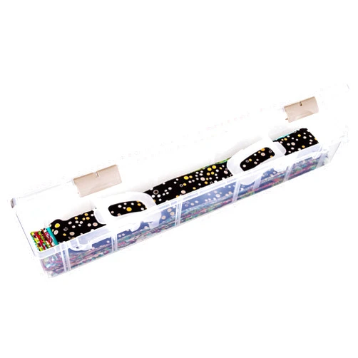 ArtBin 6999AB Fabric Strip Case - Crafts, Quiliting & Sewing Organizer, [1] Plastic Storage Case, Translucent