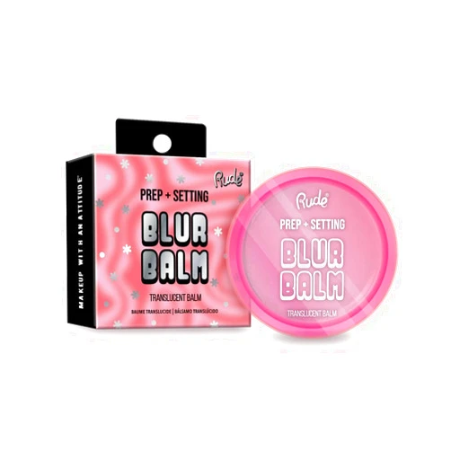 RUDE Primer - Blur Balm - Prep + Setting Translucent Balm RUDE Cosmetics, 0.04 Ounce (Pack of 1)