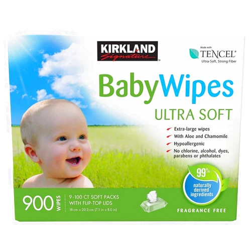 KIRKLAND Signature Baby Wipes (900 Wipes)