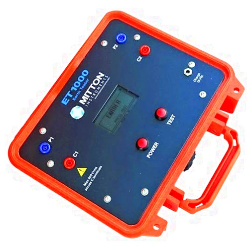 Mitton Instruments ET1000 Earth Tester/Resistivity Micro-Ohmmeter, Range: 5 µΩ – 19.99 kΩ