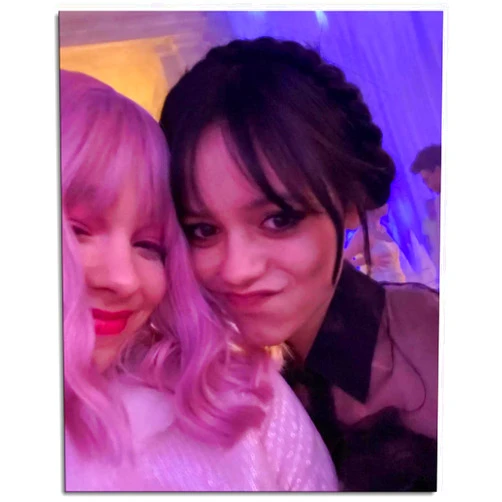 MIBASU Jenna Ortega Canvas Prints Emma Myers Wednesday Poster Wall Art For Home Office Bedroom Decorations Unframed 16