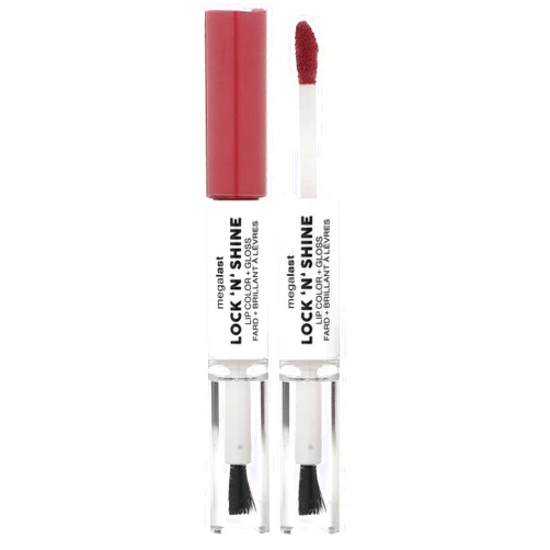 wet n wild Megalast Lock 'N' Shine Lip Color + Gloss Lipstick Pinky Promise