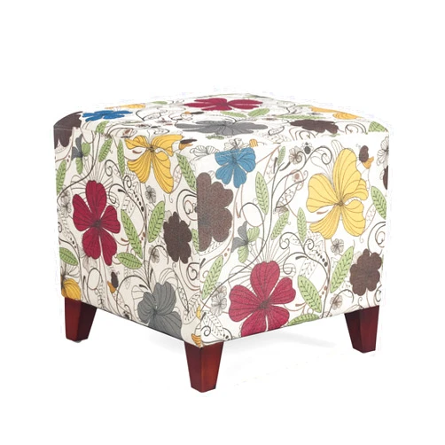 Adeco Small Foot Stool Ottoman, 16.3