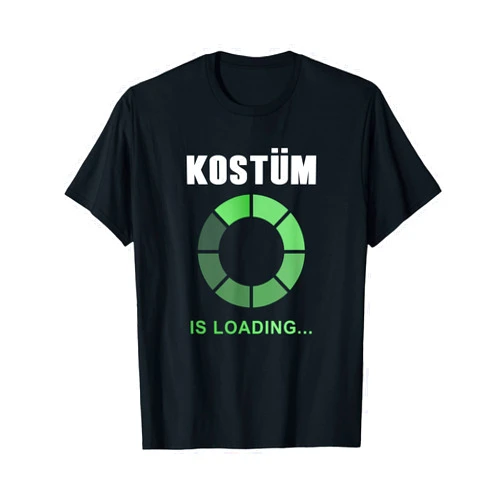 Lustige Witzige Fasching Karneval Kostüm Shirts.MK Carnival Anti Costume Saying Loading Fancy Dress Costume T-Shirt