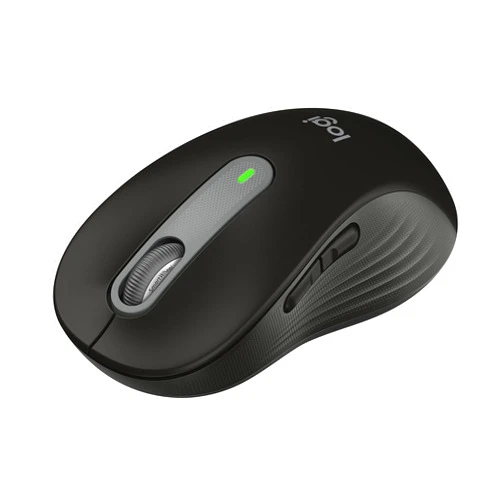 Logitech Signature M650 L Full Size Wireless Mouse - For Large Sized Hands, 2-Year Battery, Silent Clicks, Customizable Side Buttons, Bluetooth, for PC/Mac/Multi-Device/Chromebook - Black