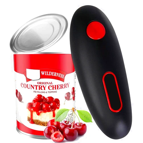 HIMMEL.HERZ.PAPIER Electric Can Opener, No Sharp Edge Can Opene, One-Touch Electric Can Opener with Auto Shut,Best Kitchen Gadgets Electric Can Openers For Seniors With Arthritis-P1
