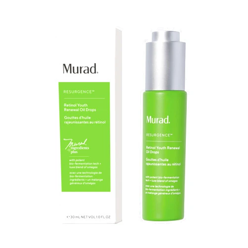 Murad Retinol Youth Renewal Oil Drops – Anti-Aging Retinol Facial Oil with Omega-Rich Oils – Hydrates, Smooths Fine Lines & Wrinkles – Lightweight, Fast-Absorbing Skincare Treatment – 1.0 oz