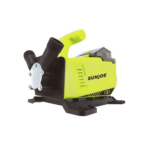 Sun Joe 24V-XFP5-CT 24-Volt IONMAX Cordless 5.0-GPM Transfer Pump, 13-Ft Suction Lift, 52-Ft Head Height, Tool Only