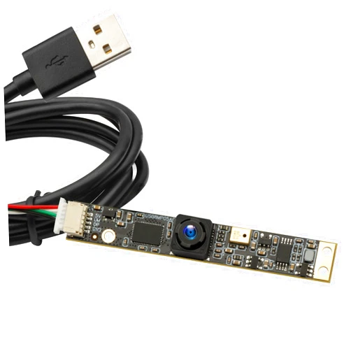 ELP 8mp USB Camera Module with Microphone Wide Angle PC Camera for Computer 4K Lightburn Camera for Laser Engraver Mini Strip Fixed Lens Web Camera CCTV USB Security Camera for Raspberry Pi Laptop