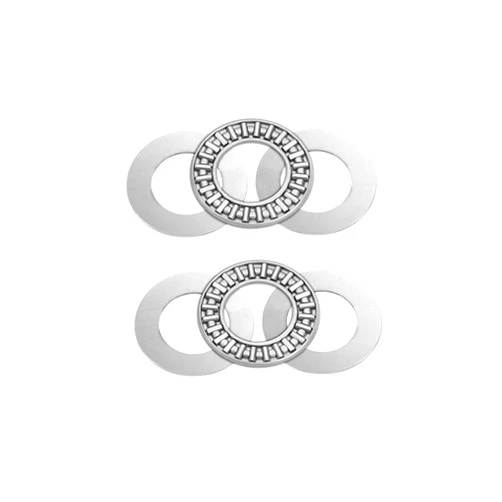 HIPICCO AXK2035 2AS Thrust Needle Roller Bearings with Washers 2pcs, 20 Bore 35 OD 2mm Width, GCr15 Hardness