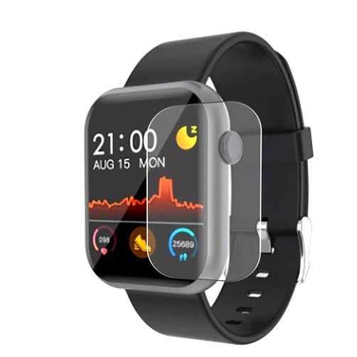 Puccy 3 Pack Screen Protector Film, compatible with Tekpluze COLMI P9 smartwatch Smart Watch TPU Guard （ Not Tempered Glass Protectors ）