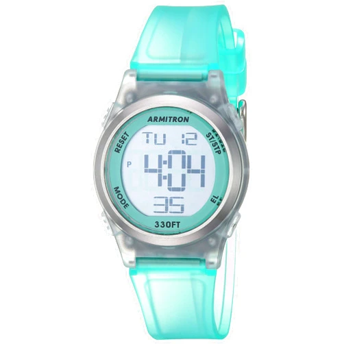Armitron Sport Women's Digital Chronograph Resin Strap Watch, 45-7102