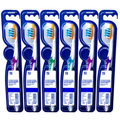 Oral-B Pro-Flex Toothbrush, Expert Clean, Soft (Colors Very) - Pack of 6