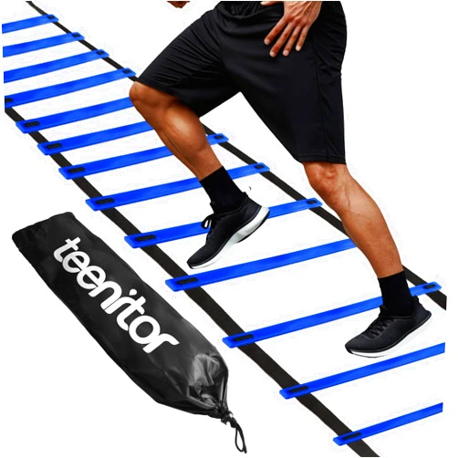 Teenitor Agility Ladder Speed Ladder Training Ladder for Soccer, Speed, Football Fitness Feet Training Carry Bag Agility Training Equipment