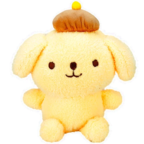 Partzo Pompompurin Plush Toys 8IN, Lovely Kawaii Cinnamonroll Kitty Kuroumi Anime Plush Stuffed Animals Doll, Soft and Cute Cartoon Stuffed Plush Toys for Kids, Fans, Collectors Home Decor