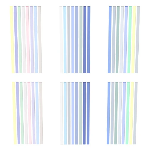 BAYTORY 960Pcs Transparent Highlighter Tape Reusable, Clear Sticky Tabs for Annotating Books, Long Highlighting Strips Page Markers Index Tabs, Sticky Notes Aesthetic Office School Supplies