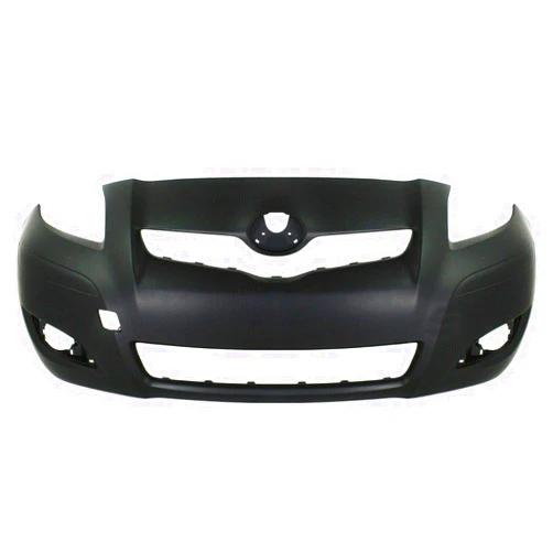 FRSH MNT Front Bumper Cover Compatible with 2009-2011 Yaris Hatchback w/fog lamp holes/Body Part Exterior Finish Painted Black