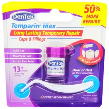 Medtech Product Inc. DenTek Temparin One Step Max Hold Cap Filling Treatment
