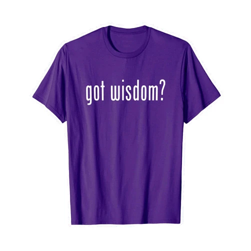 MPL Got Wisdom Tees Funny Classic Got Wisdom Vintage Retro Fun Novelty Meme T-Shirt