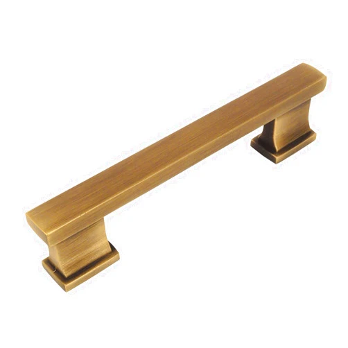 Cosmas 10 Pack - Cosmas 702-5BAB Brushed Antique Brass Contemporary Cabinet Hardware Handle Pull - 5