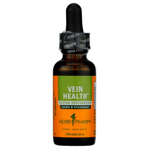 Herb Pharm Vein Health Liquid Herbal Formula for Cardiovascular and Circulatory System Support, 1 Fl Oz