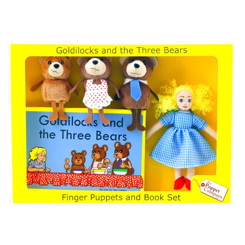 The Puppet Company - Traditional Story Sets - Goldilocks & The Three Bears Finger Puppet Set [Toy]