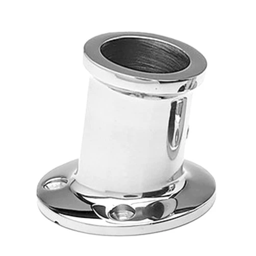 TaylorMade TAYLOR MADE PRODUCTS Top-Mount Boat Flag Pole Socket, Tilts 10-Degree Angle, Fits 1