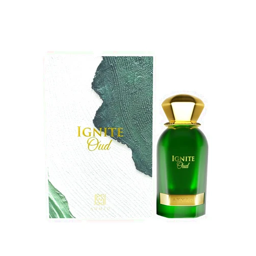 Ahmed Al Maghribi Ignite Oud 60ML - Unisex Perfume | Long Lasting Oud Musk Amber Sandalwood