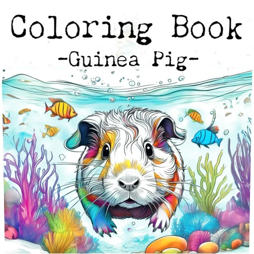 By Thomas Schenk (Author) Coloring Book: Guinea pig