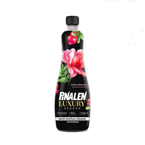 PINALEN Luxury Scent Liquid Multipurpose Cleaner - Deep Cleans, Long Lasting Scent - Multisurface Bathroom & Kitchen Cleaner Supplies - Sunrise Memories (28 Fl. Oz)