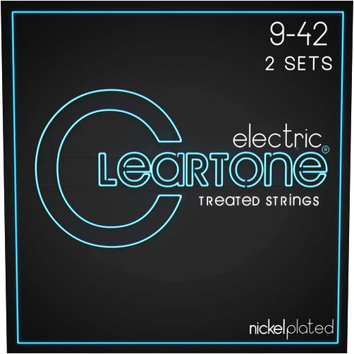 Cleartone 9409 Nickel Wound Electric Guitar Strings 9-42 (2-Pack) (9-42)