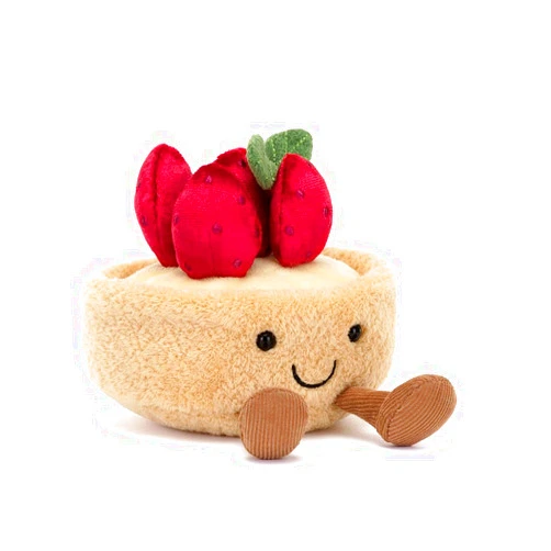 Jellycat Amuseables Fleurette Tarte Aux Fraises