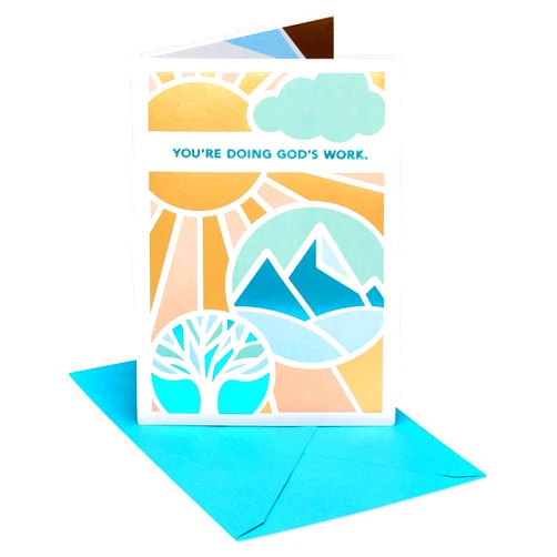 American Greetings Religious Thank You Card for Clergy Appreciation (Blessings of Heaven)
