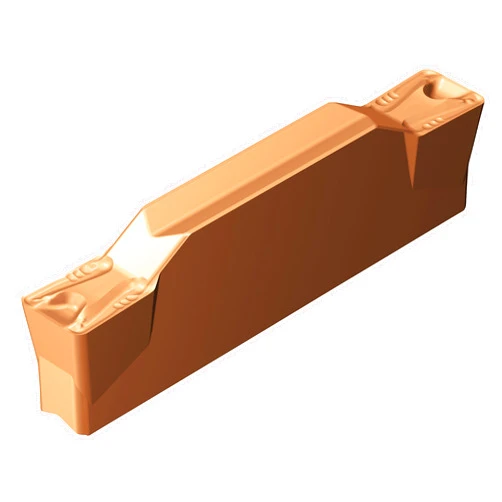 Sandvik Coromant CoroCut 2-Edge Carbide Turning Insert, 123, TM Chipbreaker, GC1125 Grade, Multi-Layer Coating, N123G2-0300-0004-TM, 0.0157