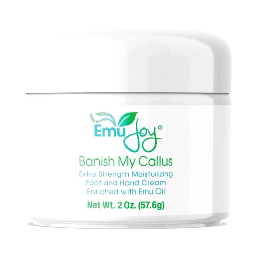 Emu Joy Banish My Callus Foot Callus Cream Hand Callus Remover – For Softening Rough Hard Dry Skin on Feet Hands Knees Elbows