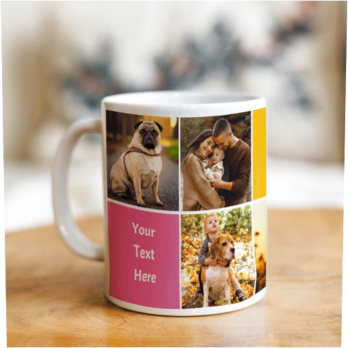 Custom Mate Custom Mug - Personalized Coffee Mug - Custom Cup with Pictures, Names, Text, Photos, Logos - 11, 15, and 20 oz with Color Options (10 Box (7 Images))