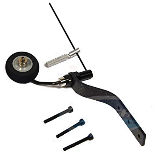 ZYHOBBY Carbon Fiber Tail Wheel Landing Gear Sponge Wheel Set for 20cc Gas RC Plane Airplane