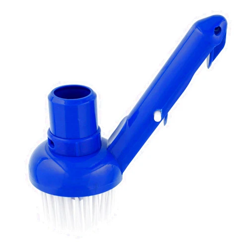 U.S. Pool Supply Swimming Pool Corner Vacuum Brush with Adjustable Vacuum Ring - Connects to Standard 1-1/2