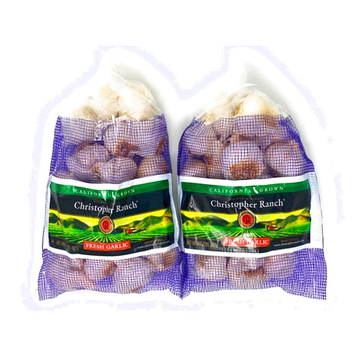 Christopher Ranch 2 x 2 Pound Fresh Garlic USA California Heirloom Monviso Gilroy Finest (4 Pounds Total) by Christopher Ranch