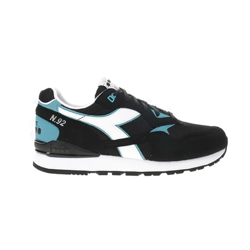 Diadora Mens N.92 Lace Up Sneakers Shoes Casual - Black, Blue