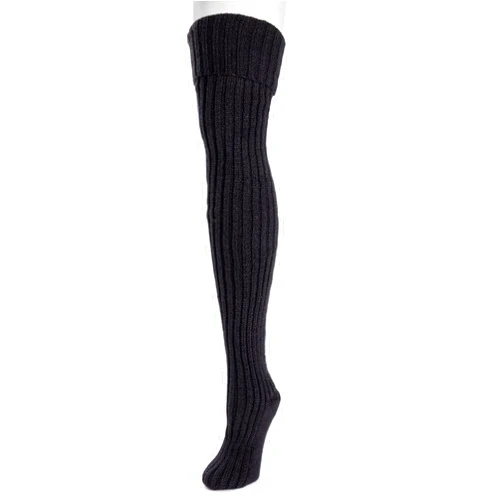 MUK LUKS Women's Chunky Ribbed Over The Knee Socks
