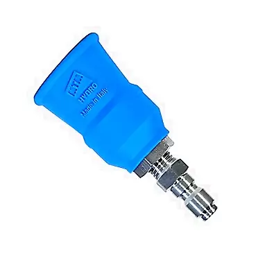 MTM Hydro Acqualine Pressure Washer Nozzle Guard Holder Tips Protector with 1/4” Quick Coupler Plug, 25 Degrees 4.0