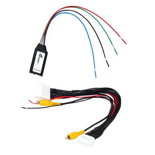 RED WOLF T-Harness Retain Factory Reverse Backup Camera W/Power Supply Voltage Adapter for Toyota 4-Runner Tacoma Sienna 2014-2019 to OEM Stereo Nav/Display